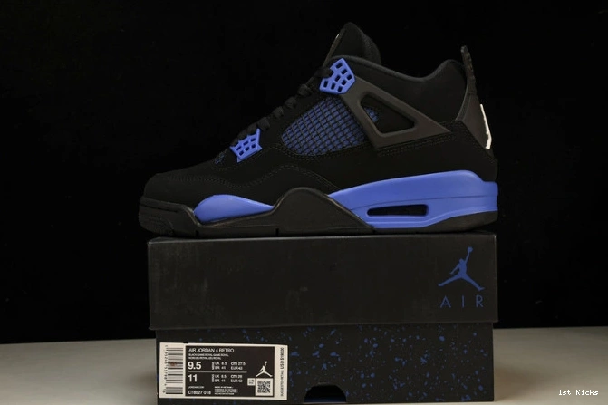 1st Kicks Black 4 CT8527-018 Retro Game Jordan Royal 0822